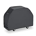 Grill Cover 55 Inch, Heavy Duty Waterproof BBQ Cover, Gas Grill Cover for Weber, Char-Broil, Brinkmann, 55" W x 23" D x 42" H