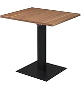 Amazon|業務用 カフェテーブル 600×700×H700 角ベース スチール Amazon|業務用 カフェテーブル 600×700×H700 角ベース スチール