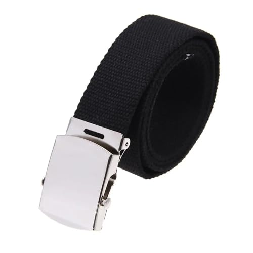 Unisex Canvas Belt Metal Buckle Mens Causal Men'S Belt Jeans Accessories Adjustable Waist Belt For Business2