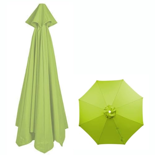 Toldo de repuesto para sombrilla de patio 2,8m impermeable 8 varillas