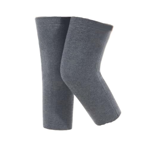DFWZMQTG Cashmere and Plush Thickened Knee Pads with Warm Paint Joint and Cold Leg Knee Pads(Large)