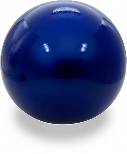 Boule de jardin en céramique, convient en extérieur, Couleur : Bleu, Diamètre 30 cm, Résiste au gel