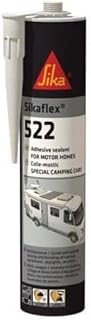 Sikaflex 522 Caravan Adhesive & Sealant Cartridge, Non-Toxic, Heat and Water Resistant Aquarium Sealant Adhesive, Ideal For Caravan & MotorHomes, Filling & Sealing For Internal & External Application