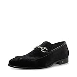 Steve Madden Men's Barnan Loafer, Black Velvet, 8.5