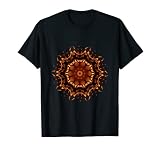 Fire Mandala Graphique – Flammes sur une plage à Cabo San Lucas T-Shirt