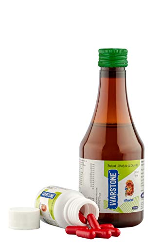 Warstone Combi Pack, 18 capsules and 200ml syrup For Kidney Stones