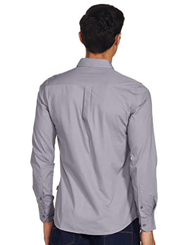 Image of Amazon Brand - Arthur Harvey Men's Solid Regular Casual Shirt (AH-CS-BS-02 Dk. Grey S)