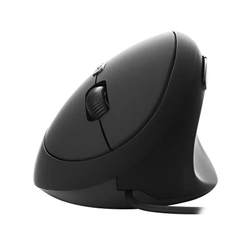 Ratón vertical con cable ergonómico para evitar la fatiga muscular en la computadora