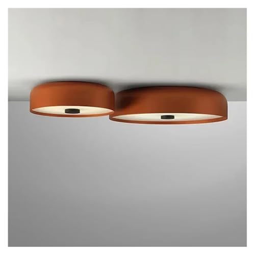 Lustre design italien en saillie, l'élégance épurée d'un grand plafonnier blanc - 3