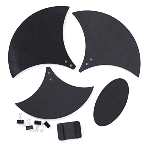image for Naisidier Drum Mute Pads, 10pcs/Set Rubber Foam Drumming Practice Pad 