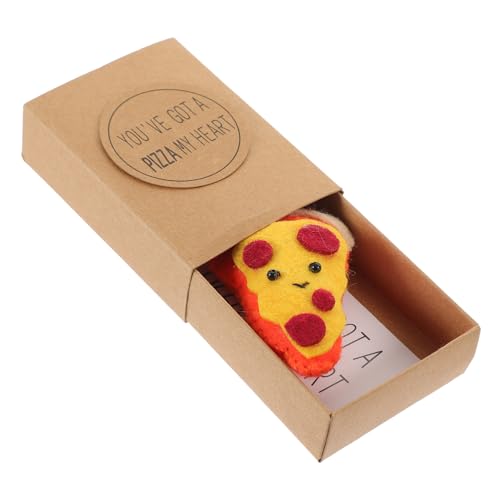 JECOMPRIS Pizza Box Adorable Holiday Appreciation Creative Cute Design for Friends Lightweight Portable Packaging for Festivals and Anniversaries