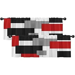 Abstract Geometry Red