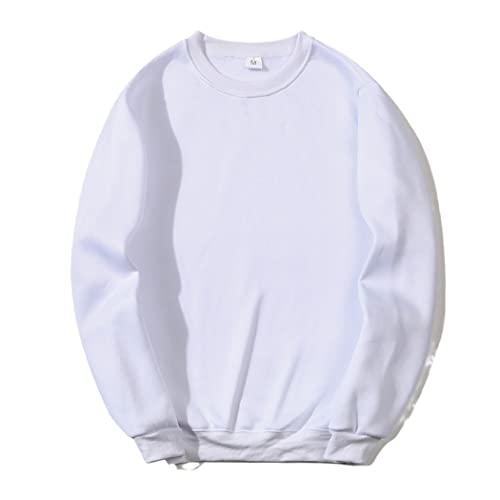Sweat à capuche homme pour l'automne veste polaire blanche style urbain taille M