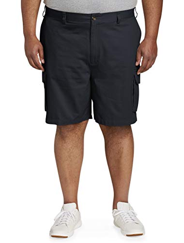 Amazon Essentials Men's Big & Tall Cargo Short fit by DXL, Navy, 46