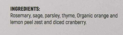 Chairman of the Bird Gourmet Turkey Rub Seasoning – Citrus-Herb Spice Blend – Orange, Cranberry, Rosemary, Sage – Roast, Grill, Smoke – Natural, Gluten-Free, No Salt - 2oz Fresh-Sealed Pouch in Tin