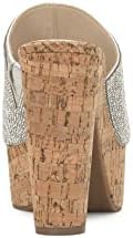 Jessica Simpson Women's Shelbie Wedge Sandal, Silver, 12 | Image 2