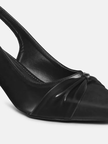 Image of Marc Loire Women Slip on Embellished Pointed Toe Kitten Heel Pumps for Party & Formal Wear