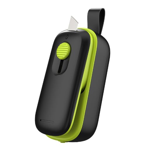 Portable 2 - in - 1 Sealer and Express Cutter, Mini Heat Sealer for Food Storage, with Magnetic Base, ABS Material, Suitable for Multiple Bag Types