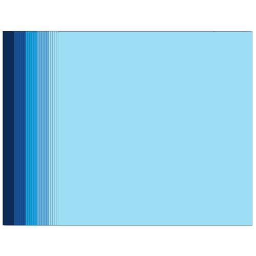 Papier cartonné bleu 30,5x30,5 cm pour scrapbooking et quilling, 20 feuilles