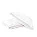 Sleep Restoration 1500 Series Gusset Gel Pillow Plush Cooling Gel Fiber - Hypoallergenic & Dust Mite Resistant (2 Pack Queen)