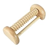 Hoement Fußmassagegerät aus Holz Fußsohlen Roller zur Schmerzlinderung Tragbar für Plantarfasziitis Fußpflege und Stressabbau Geeignet für Unterwegs und Zuhause