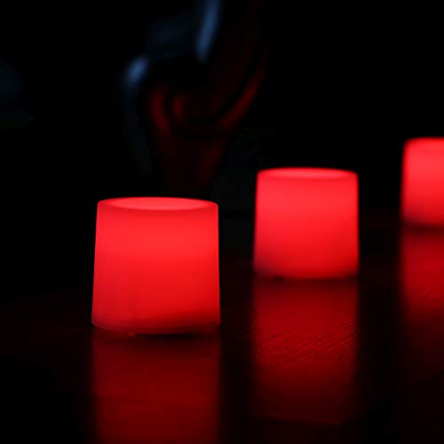 PK Green 12 Lumini Rosse a Batteria - Candele