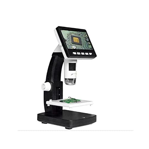 Zestaw akcesoriów do mikroskopu z 1000-krotnym podświetlanym mikroskopem cyfrowym LED, ekran LCD 3,5 cala, 1080P HD, podnoszona scena i oprogramowanie pomiarowe