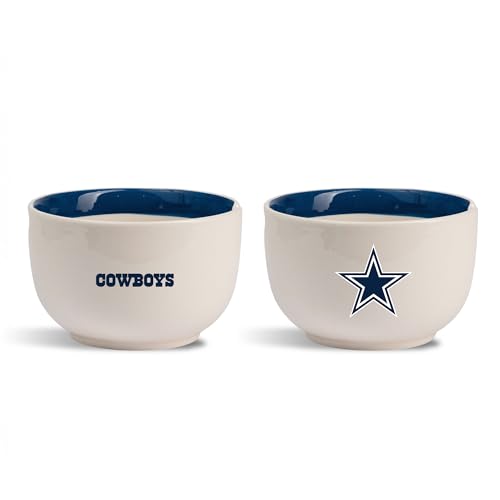 The Memory Company Officially Licensed NFL - Dallas Cowboys 2-Pack Team Logo Ramen Bowl