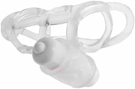 FUNDA CAGE PARA EL PENE Y TESTICULOS DE SILICONA CON VIBRADOR