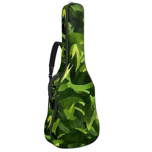 Housse de guitare basse aquarelle : tissu Oxford imperméable et rembourrage épais