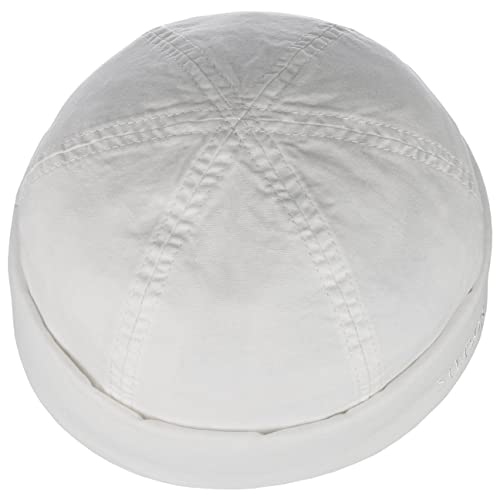 Stetson Delave Organic Cotton Docker Hat Men White 7 1/4-7 3/8 #TOP2