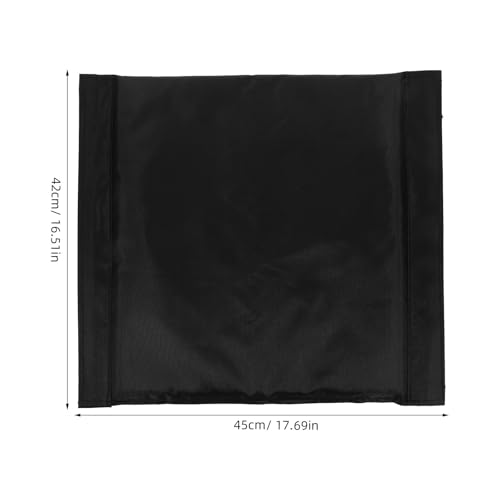 Cojín para silla de ruedas negro de 45x42 cm con espuma de alta densidad 3