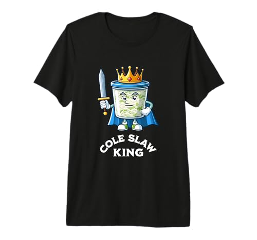 Cole Slaw King Funny Cookout Coleslaw Outdoor BBQ Premium Tri-blend