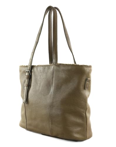 FREDsBRUDER Inside Out Shopper Olive sac à main en cuir - 6