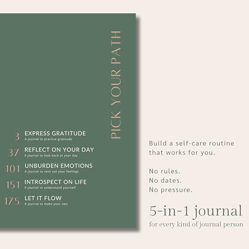 Image of THE JOURNEY Vintage Edition - 2026 Gratitude journaling, Daily Reflections, Emotional Release, Introspection prompts & Plain Pages for Writing - A5 Hardbound Undated journal Diary - Free Fabric Bag, Bookmark, Gratitude Letters (Beige)