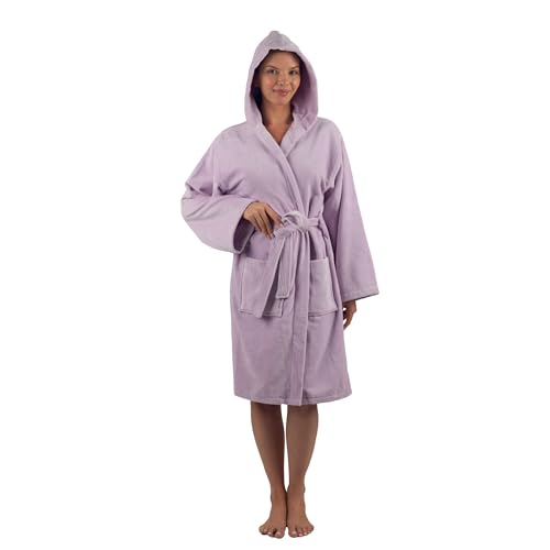 Peignoir à capuche pour se détendre après le bain ou au spa au chaud toute l'année