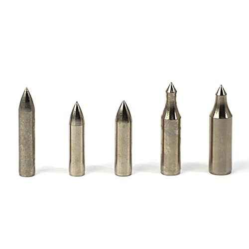 Elkrich 20 Stück Bogenschießen Pfeilspitzen Pfeilspitzen zum Aufkleben von Pfeilspitzen für Zielübungen Kugelspitzen für Bambus Holzpfeile (004)