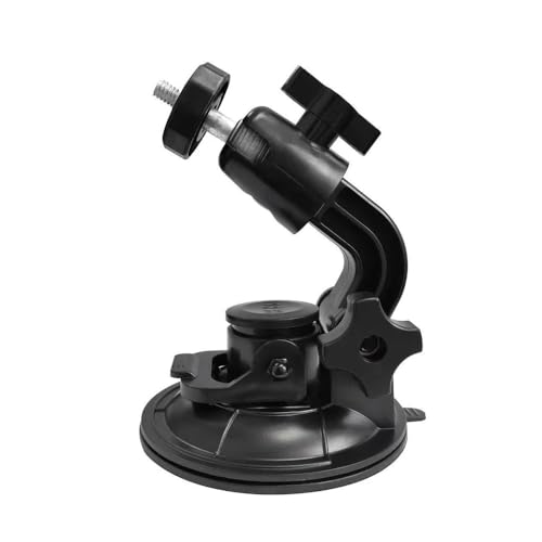 Dash Cam Suction Cup Mount Adjustable Windshield Camera Holder Stand Compatible with Flashing, Arlo, Ring, Eufy, Ring Ac - Detailed View
