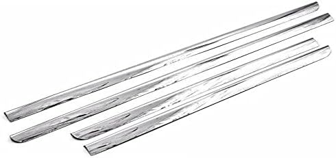 Qpmalsns Fits Crew Cab Stainless Window Sill Trims Chrome