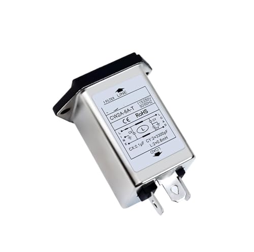 Filtre d'alimentation à fusible CW2A-6A-T-001 de 220V monophasé