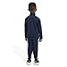 adidas Boy's Tricot Tracksuit Jacket Jogger Pant Set, Collegiate Navy Blue, 7