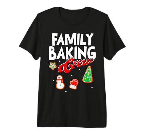 Family Baking Crew Christmas Cookies Fun Matching Group Premium Tri-blend T-Shirt