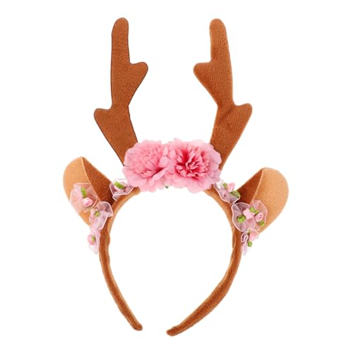 Accessoire cheveux Noël idéal pour offrir et couronne cerf de déguisement femme