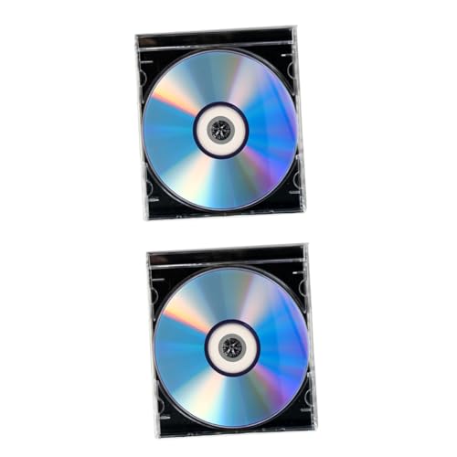 ibasenice 2juegos Disco CD-r Virgen Disco Grabable para Música CD De con Estuche para Grabadoras y Reproductores De
