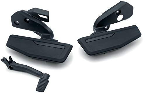 Kuryakyn 3283 Motorcycle Foot Control Component: Omni Driver Floorboard Kit for 2018-20 Honda Gold Wing Motorcycles with Dual Clutch Transmission, Satin Black, 1 Pair