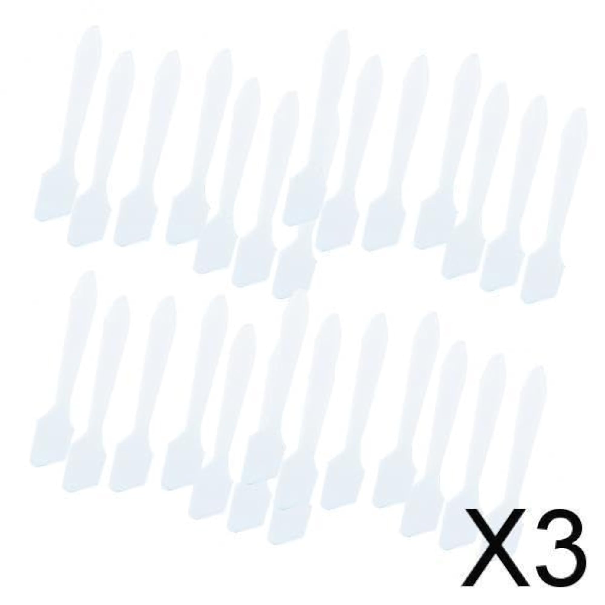 3x 100Pcs Facial Cream Mask Spoon