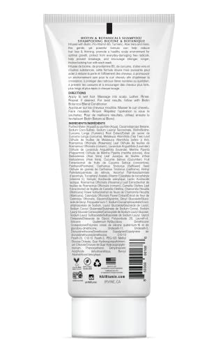 Hairtamin Biotin Shampoo - Helps To Support Stronger, Longer, Thicker-Looking Hair With Sulfate-Free, Hydrating, Vitamin Rich Formula Shampoo, Made With Vitamin B5, Cucumber Extract, Aloe Vera #TOP5