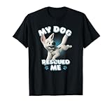 Disney Bolt My Dog Rescued Me Paw Prints T-Shirt