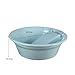 SiaBiced Washboard Basin Clothes Hand Wash Board Laundry Basin Compact Washboard PP Material Lightweight Design Suitable for Home Outdoor Apartment, Blue