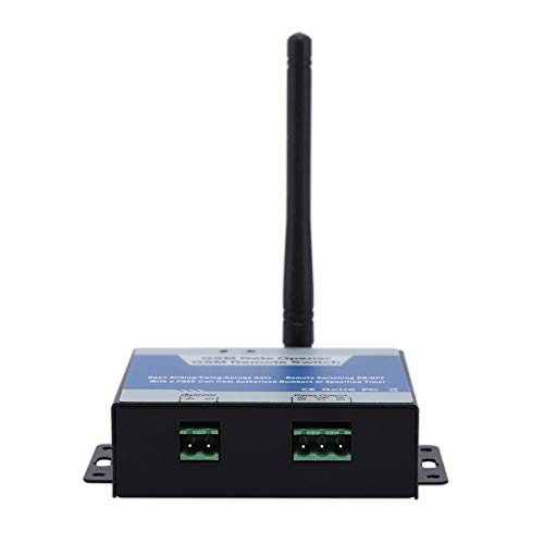 Nikou Inalámbrico GSM - Abridor de puerta de acceso de puerta GSM Interruptor de control remoto inalámbrico Llamada de teléfono gratuita por SMS